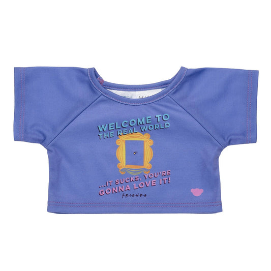 FRIENDS TV Show "Welcome to the Real World" T-Shirt for Stuffed Animals | Build-A-Bear® - US 2127