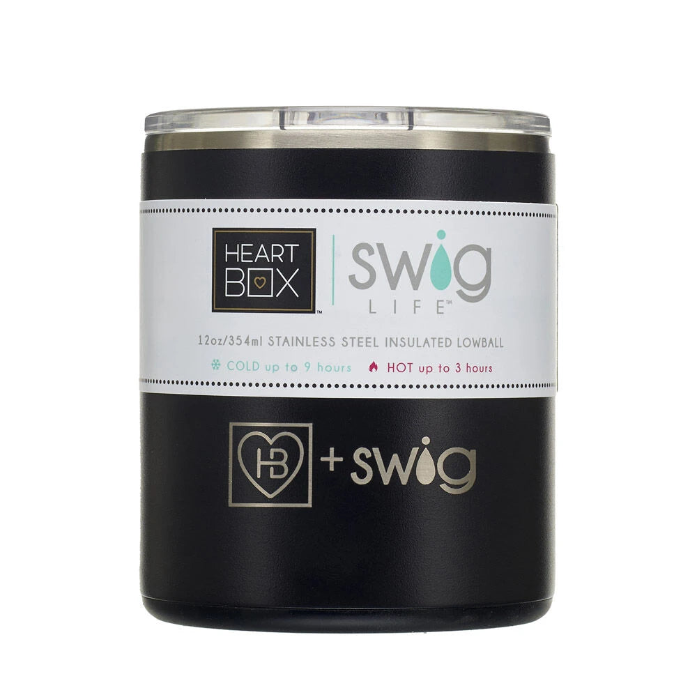 12 oz. HeartBox x Swig Life Stainless Steel Insulated Lowball | Build-A-Bear® - US 9670