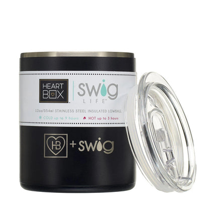 12 oz. HeartBox x Swig Life Stainless Steel Insulated Lowball | Build-A-Bear® - US 9670