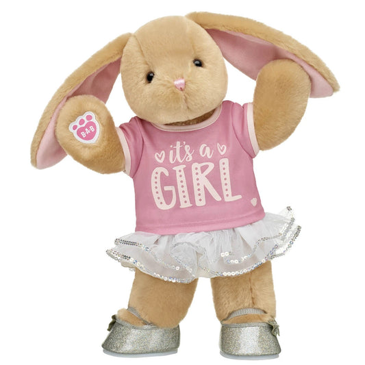 Pawlette™ Bunny Plush "It's a Girl" Gift Set | Build-A-Bear® - US 6257
