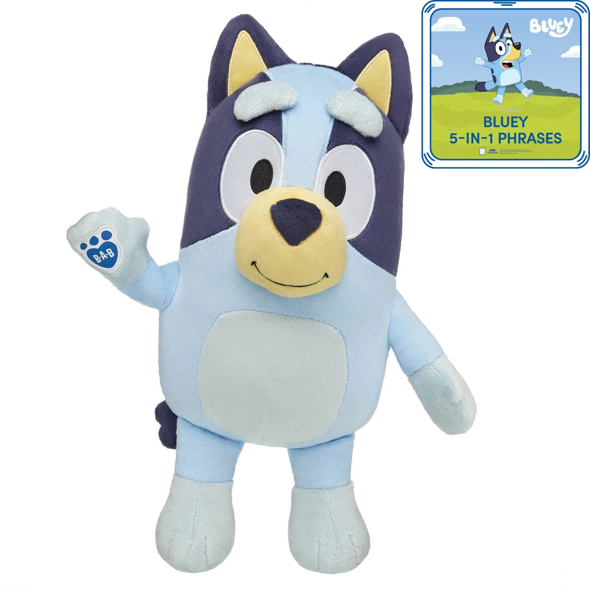Bluey Sound Effects Talking Stuffed Plush | Build-A-Bear® - US 5970