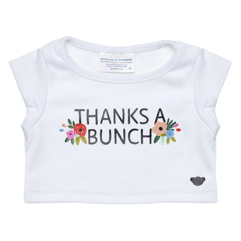 Thanks a Bunch T-Shirt for Stuffed Animals | Build-A-Bear® - US 9009