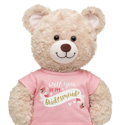 "Will You Be My Bridesmaid?" T-Shirt for Stuffed Animals | Build-A-Bear® - US 2330