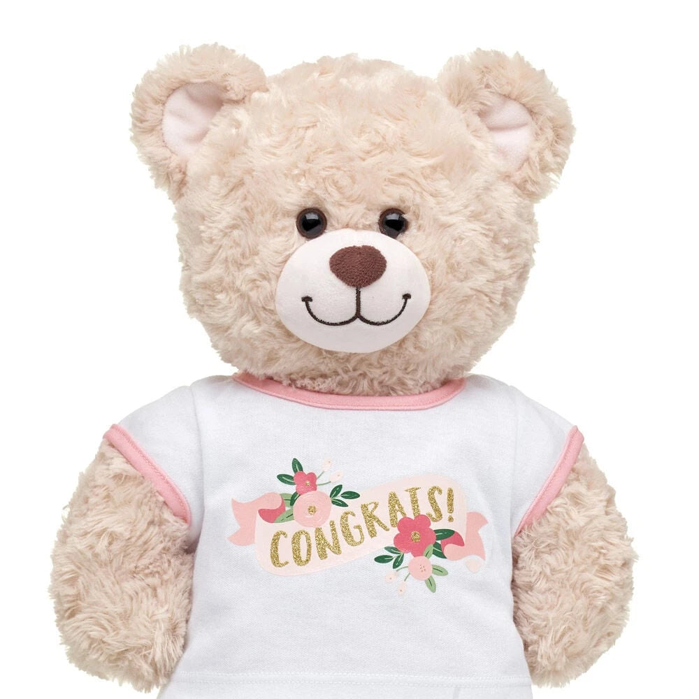 Floral Congrats T-Shirt for Stuffed Animals | Build-A-Bear® - US 9619