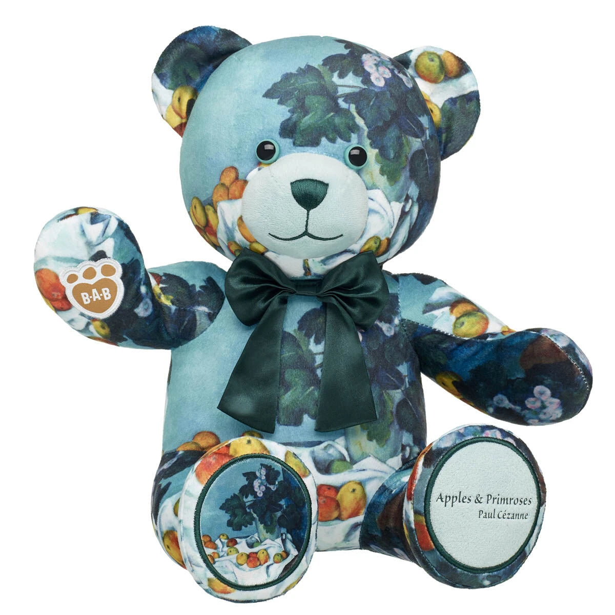 Cézanne Still Life Painting Teddy Bear &amp; Bow | Build-A-Bear® - US 3070