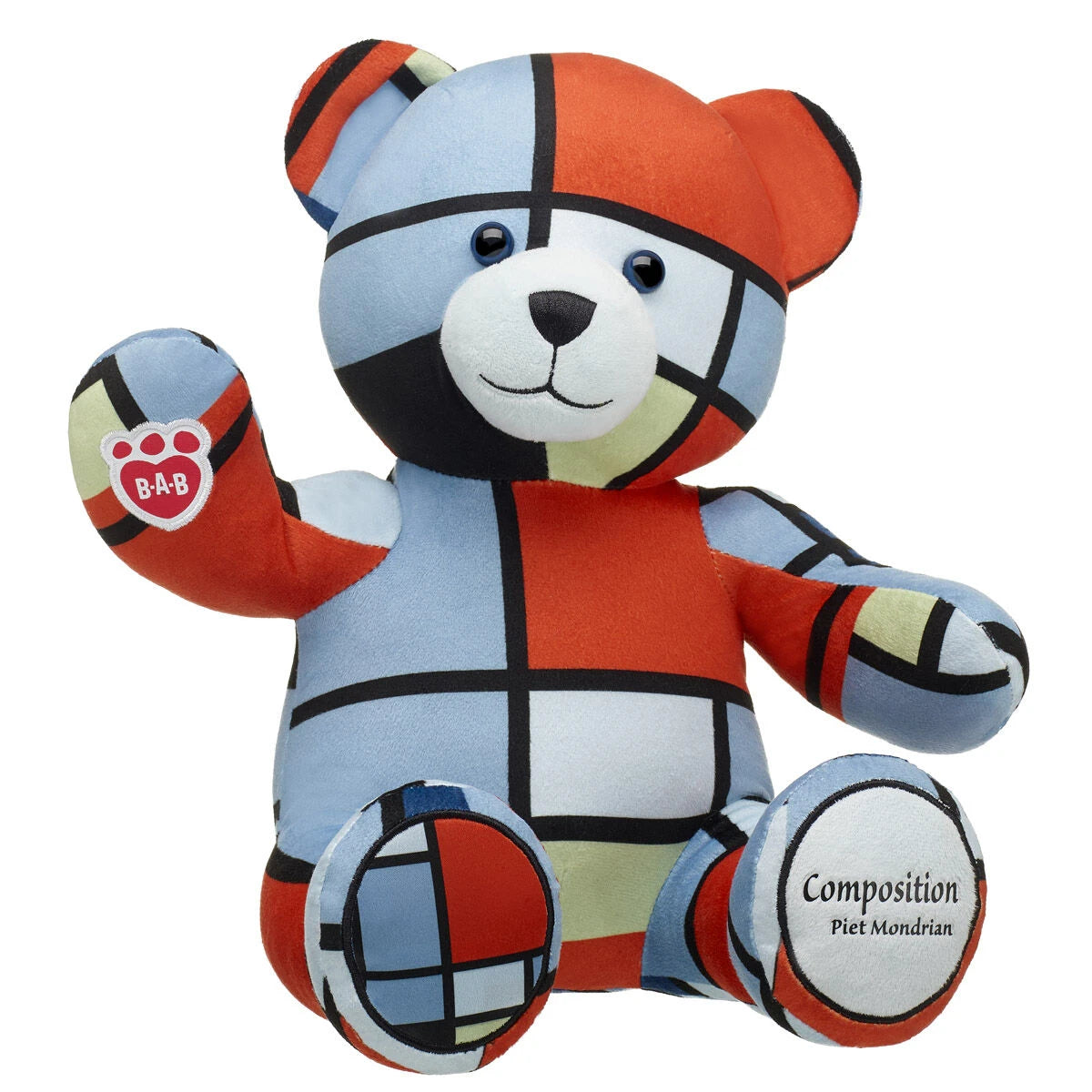 Piet Mondrian Composition Teddy Bear - US 6252