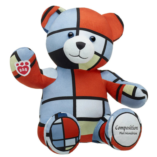 Piet Mondrian Composition Teddy Bear - US 4782