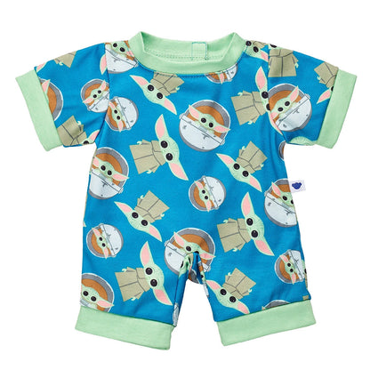 Happy Hugs Teddy Bear with Star Wars Grogu™ Sleeper &amp; Slippers Gift Set | Build-A-Bear® - US 7526