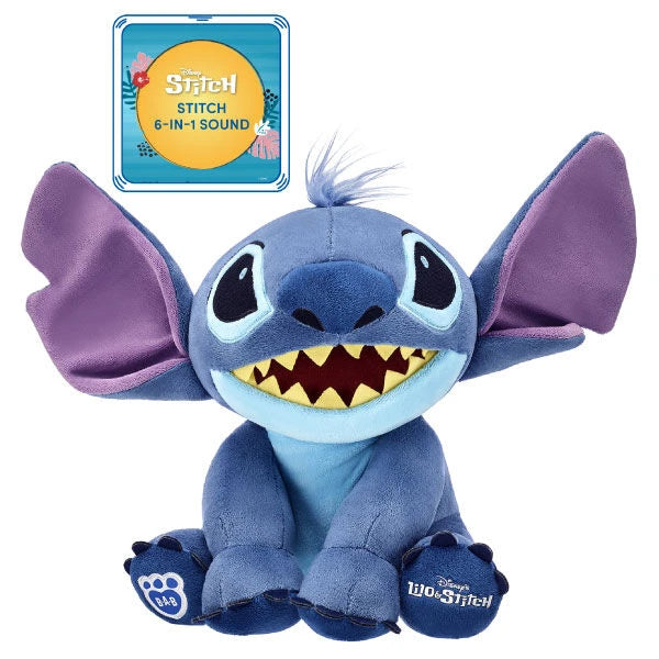 Disney's Stitch Stuffed Animal with Sound | Shop Now at Build-A-Bear® - US 9501