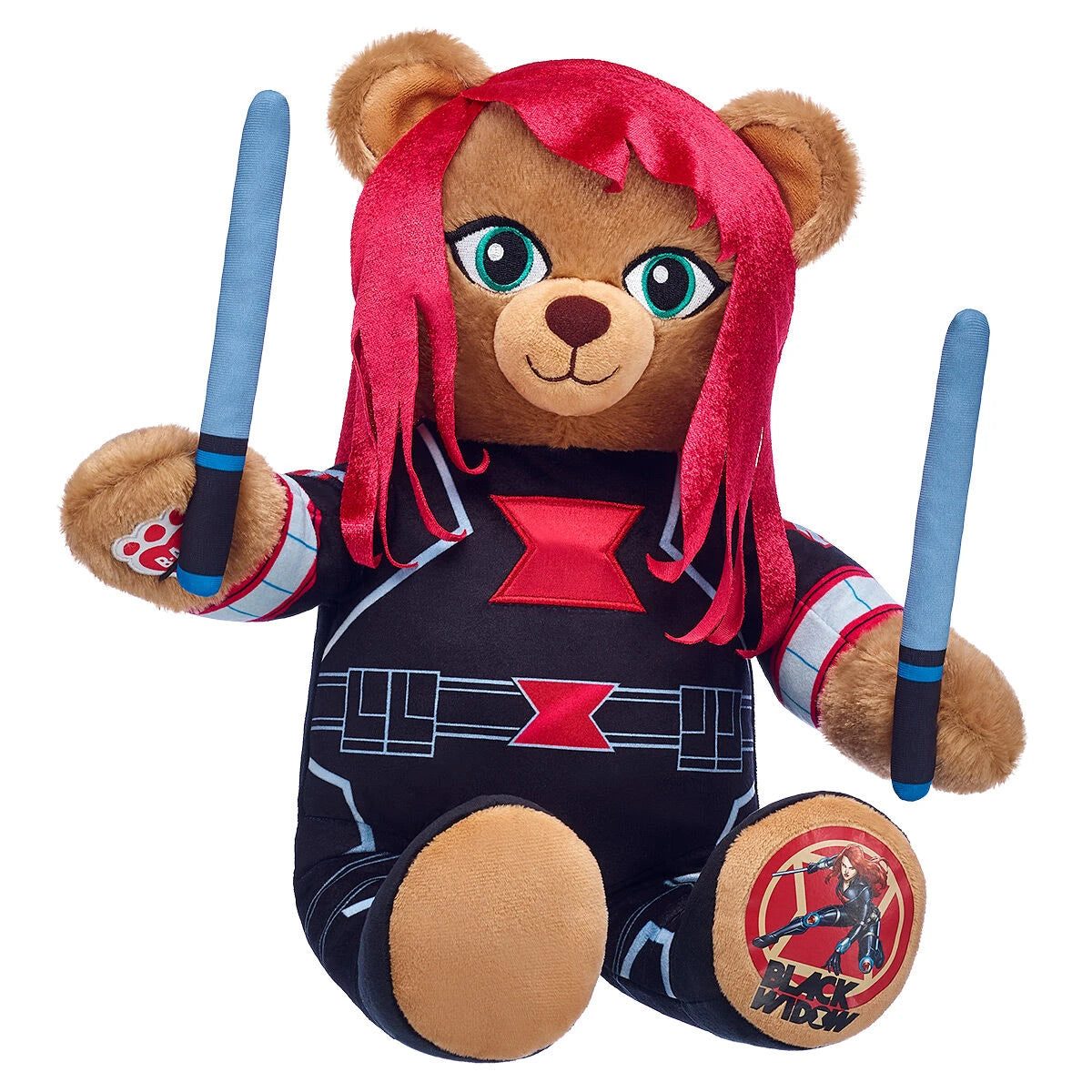 Marvel Black Widow Inspired Teddy Bear | Build-A-Bear® - US 8037