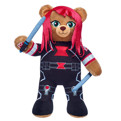 Marvel Black Widow Inspired Teddy Bear | Build-A-Bear® - US 1073