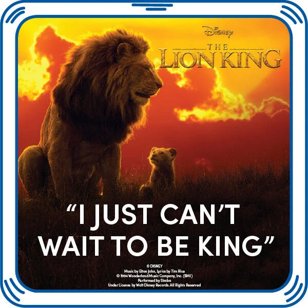 "I Just Can't Wait to Be King" Plush Toy Sound Chip | Build-A-Bear® - US 3674