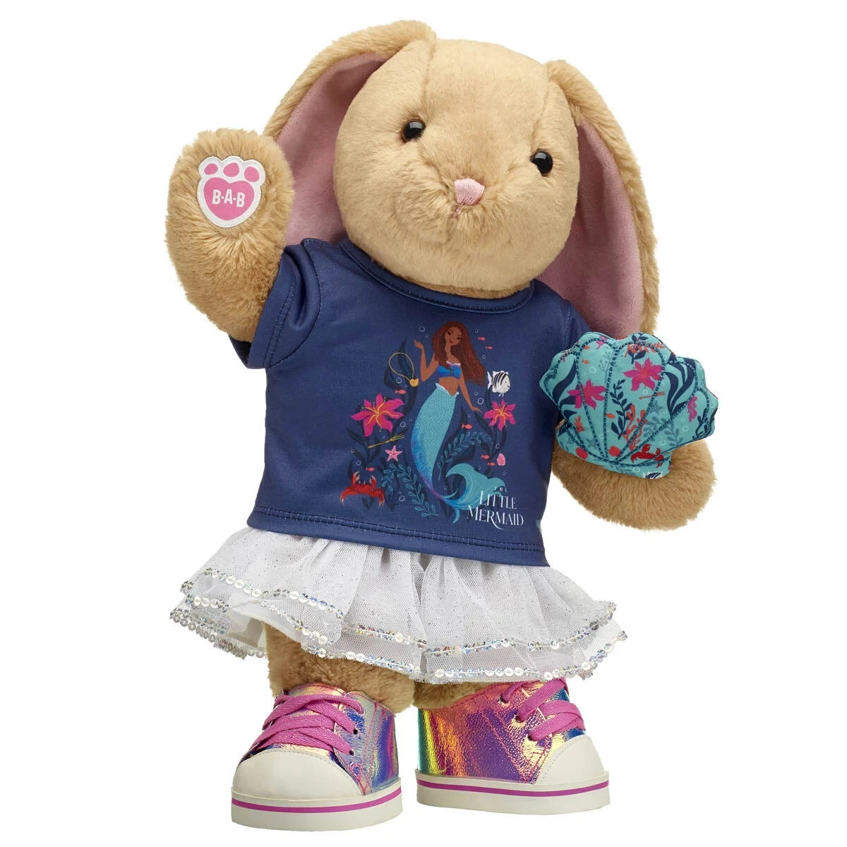Disney The Little Mermaid Shell Wristie for Stuffed Animals | Build-A-Bear® - US 4829