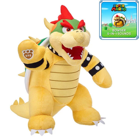 Super Mario Bowser Plush w/ 5-in-1 Sound | Build-A-Bear - US 7740