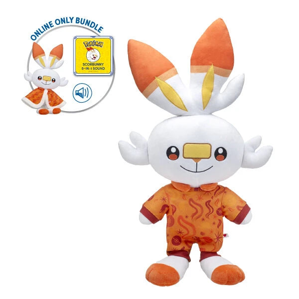 Pokémon Scorbunny Plush Bundle | Build-A-Bear® - US 2039