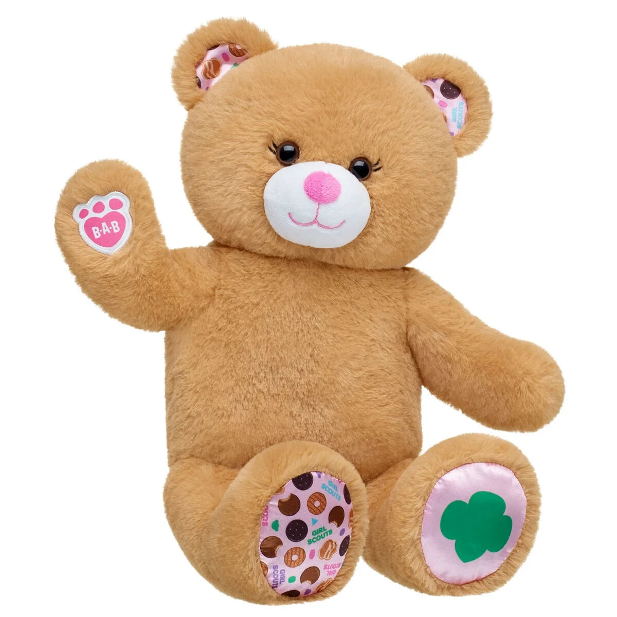 Girl Scout Cookie Teddy Bear Daisy Gift Set w/ Bows | BAB - US 4578