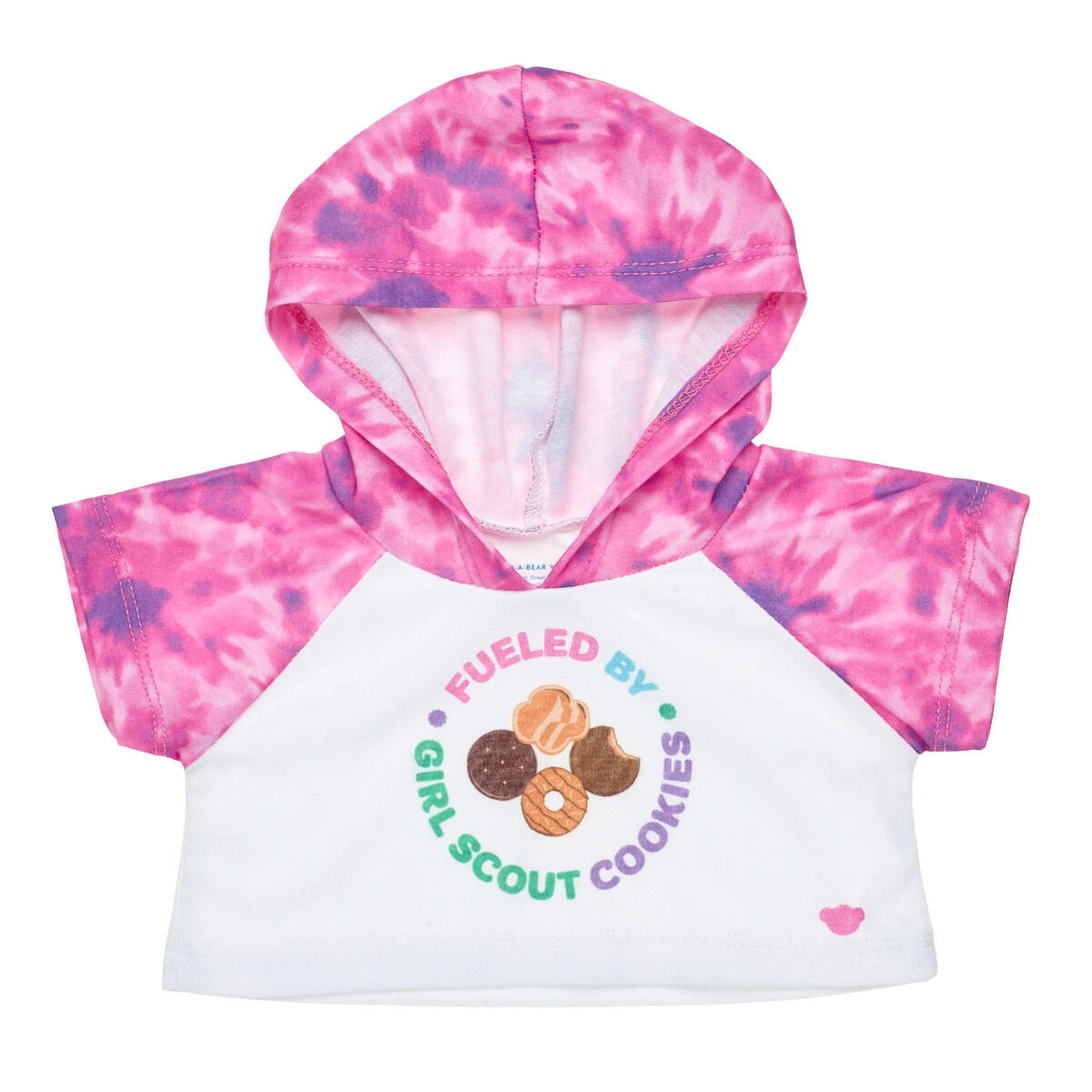 Girl Scout Cookie Teddy Bear Hoodie Gift Set w/ Bows | BAB - US 3596
