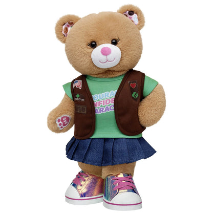Girl Scout Cookie Teddy Bear Brownie Gift Set | BAB - US 5916
