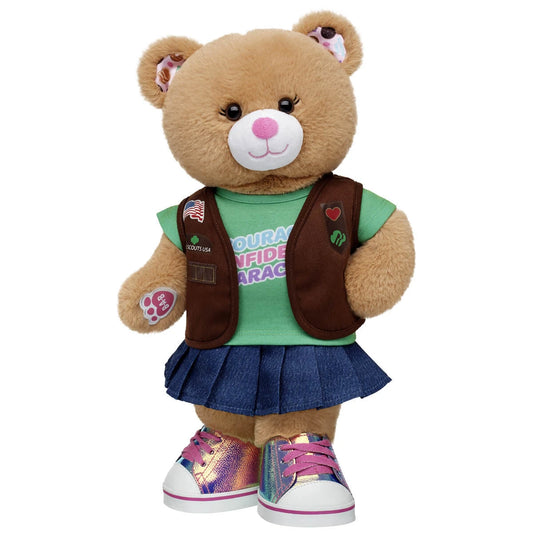 Girl Scout Cookie Teddy Bear Brownie Gift Set | BAB - US 7070