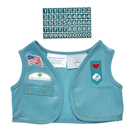 Girl Scout Cookie Teddy Bear Junior Gift Set w/ Bows | BAB - US 1152