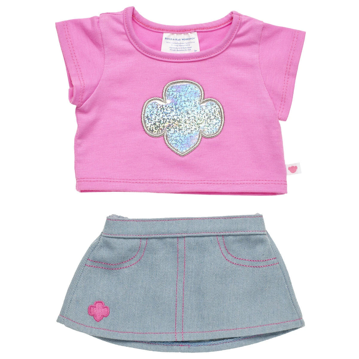 Girl Scout Trefoil Skirt Set for Plush Toys | Build-A-Bear® - US 5096