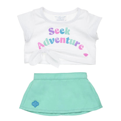 Girl Scout "Seek Adventure" Skirt Set for Stuffed Animals | Build-A-Bear® - US 6314