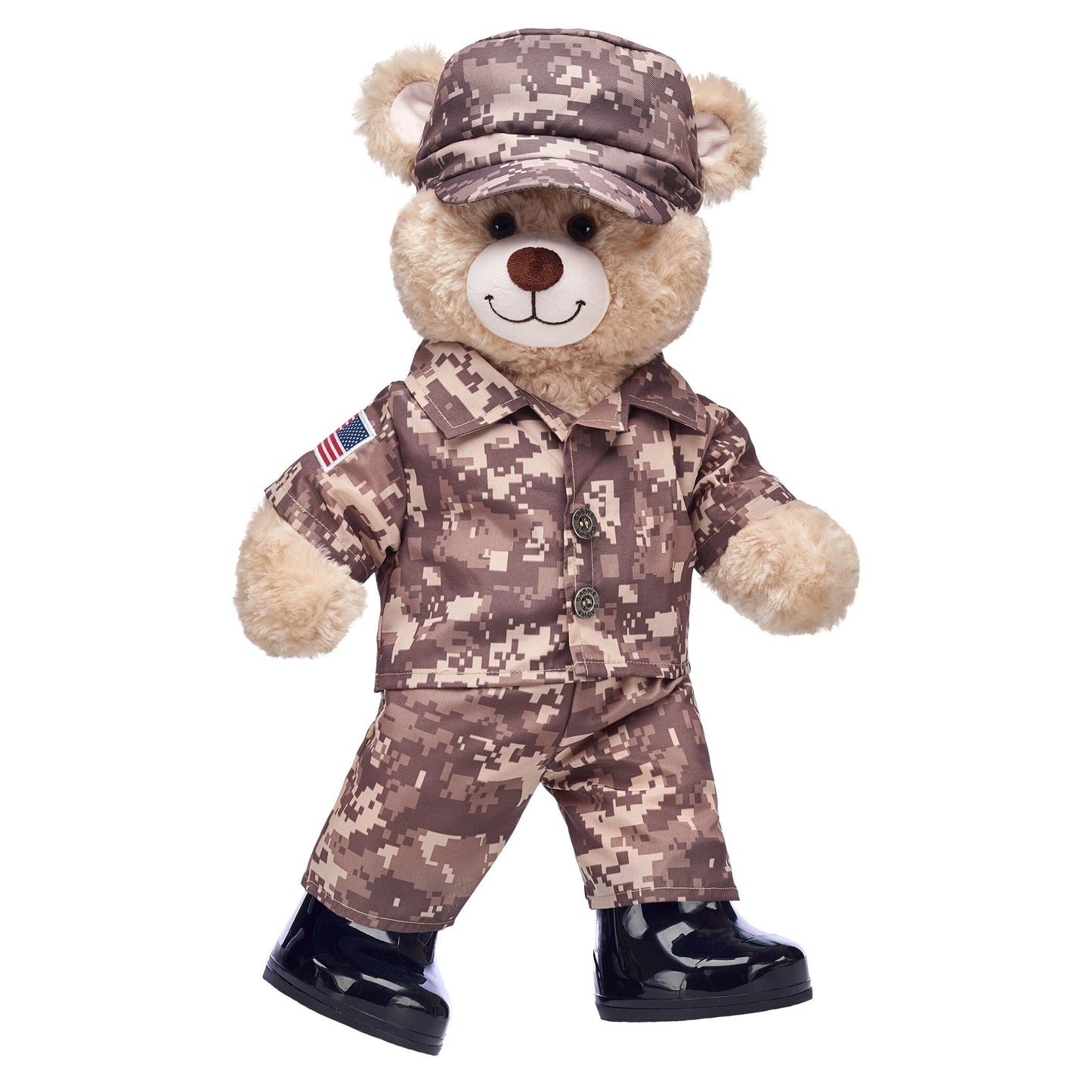 Happy Hugs Teddy Bear Khaki Camo Gift Set | Build-A-Bear® - US 6758