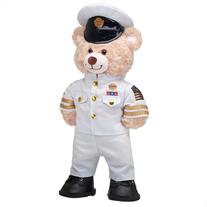 Happy Hugs Teddy Bear Naval Officer Gift Set | Build-A-Bear® - US 5325