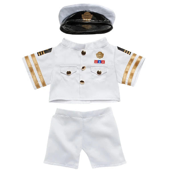 Happy Hugs Teddy Bear Naval Officer Gift Set | Build-A-Bear® - US 5325