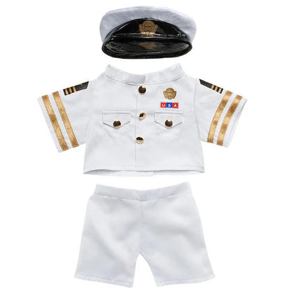 Happy Hugs Teddy Bear Naval Officer Gift Set | Build-A-Bear® - US 5325