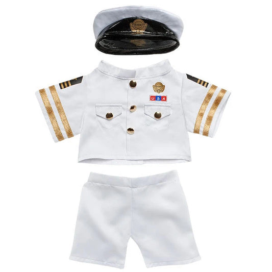 Naval Officer Uniform 3 pc. for Stuffed Animals | Build-A-Bear® - US 7958