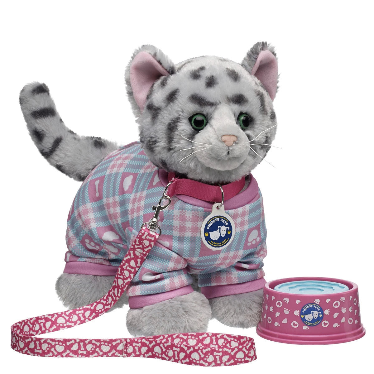 Promise Pets Ocicat Stuffed Animal PJs Gift Set w/ Slippers | Build-A-Bear - US 5592