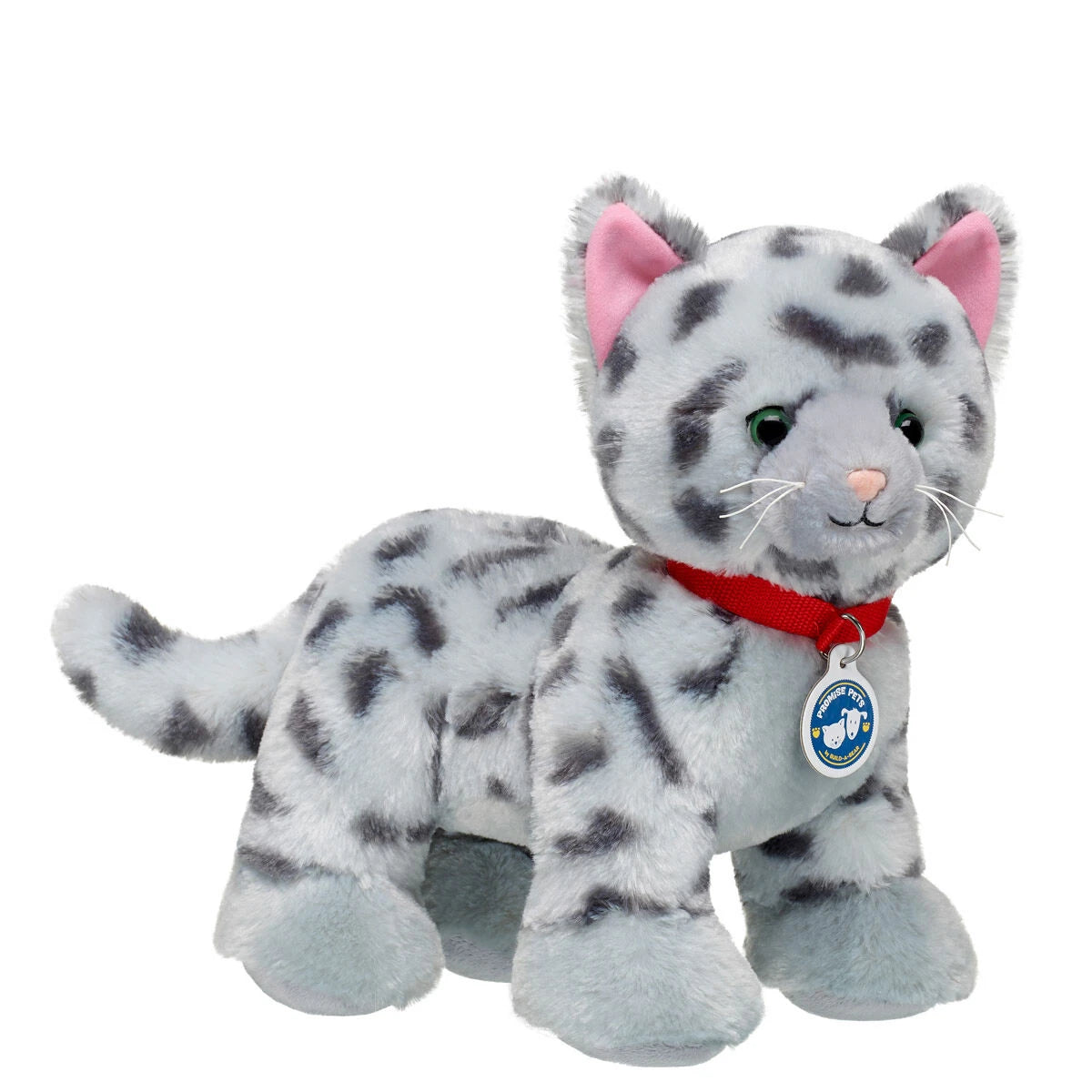 Promise Pets Ocicat Stuffed Animal w/ Pink Bed | Build-A-Bear - US 7603