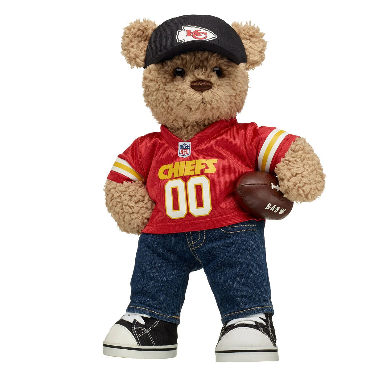 Kansas City Chiefs Timeless Teddy Bear Football Gift Set - US 4777