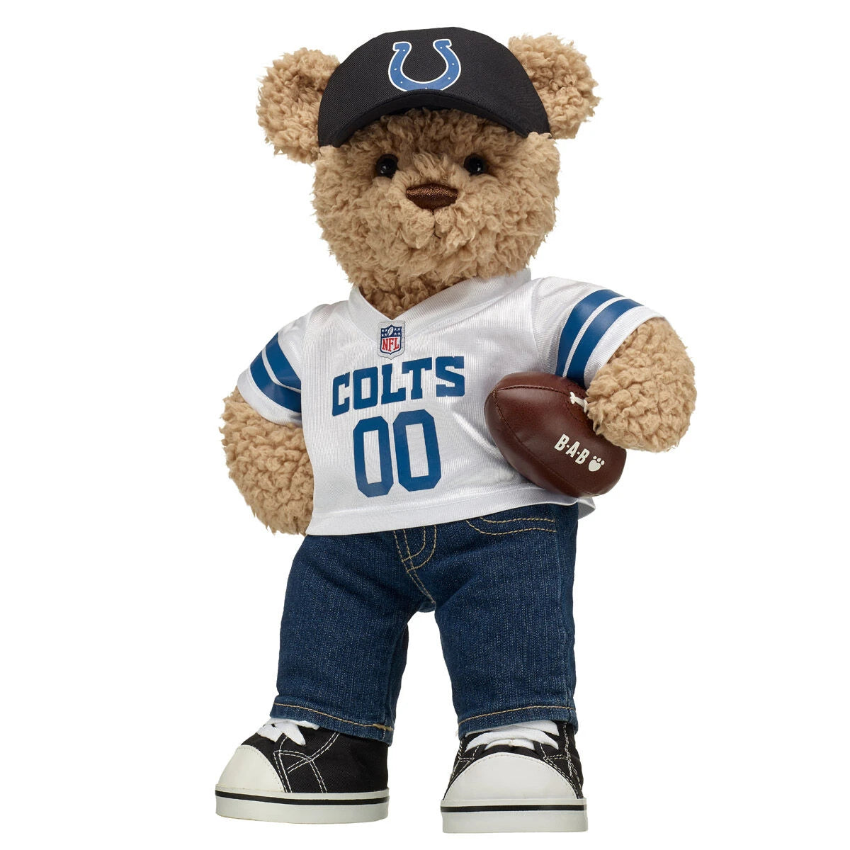 Indianapolis Colts Timeless Teddy Bear Football Gift Set - US 3184