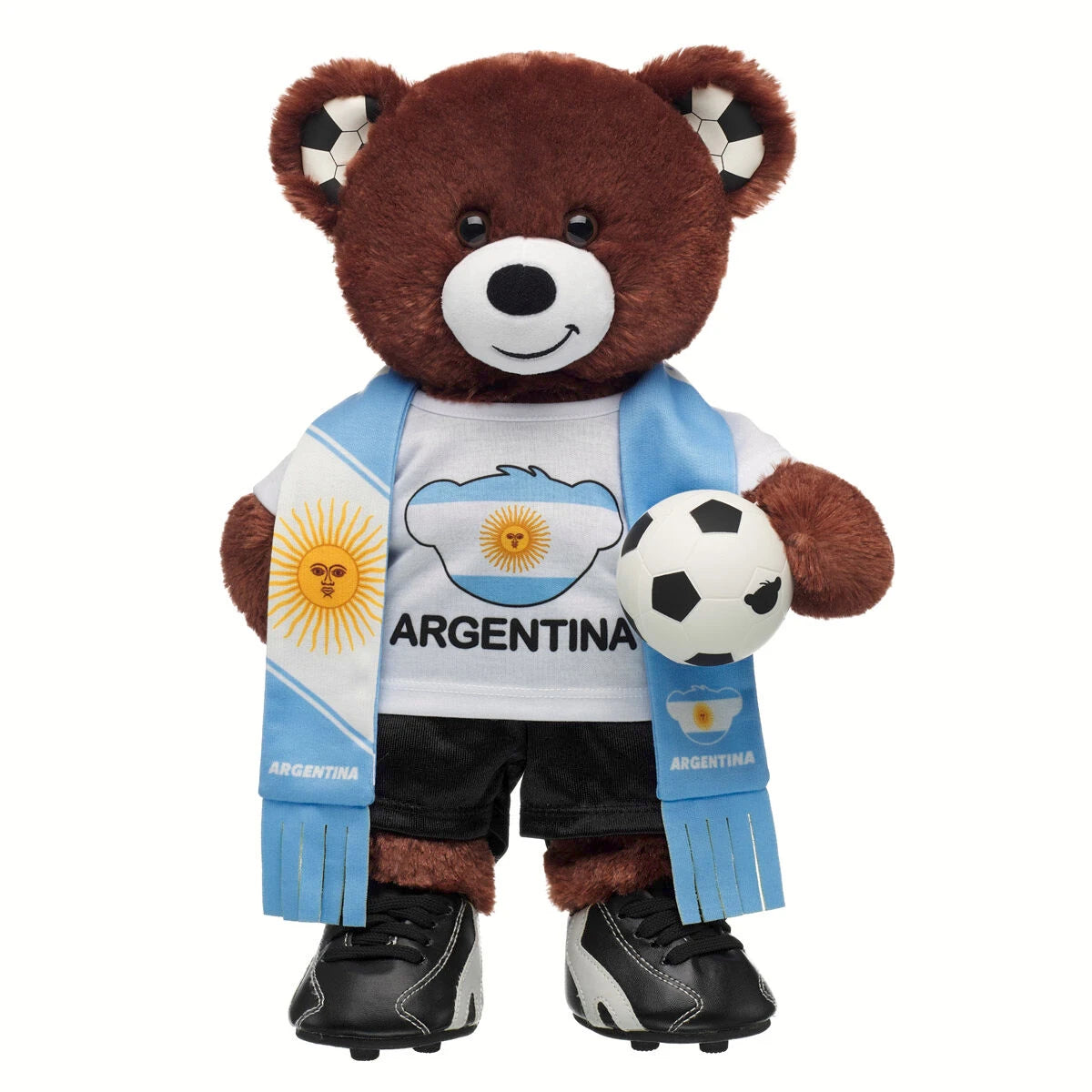 Let's Goal Bear Argentina Gift Set | Build-A-Bear - US 3459