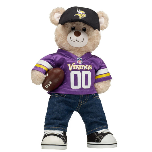 Minnesota Vikings Happy Hugs Teddy Bear Football Gift Set - US 2237