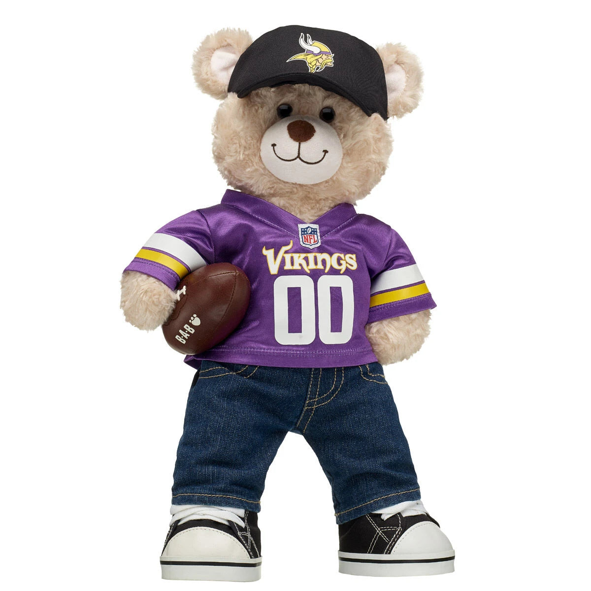 Minnesota Vikings Happy Hugs Teddy Bear Football Gift Set - US 8945