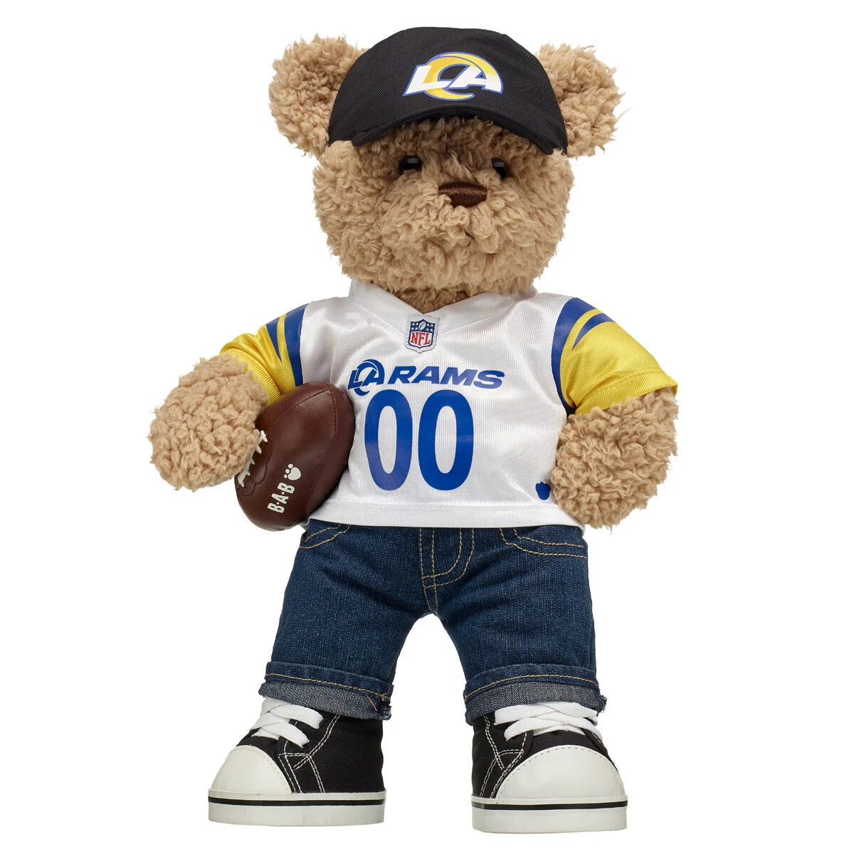 Los Angeles Rams Timeless Teddy Bear Football Gift Set - US 7516