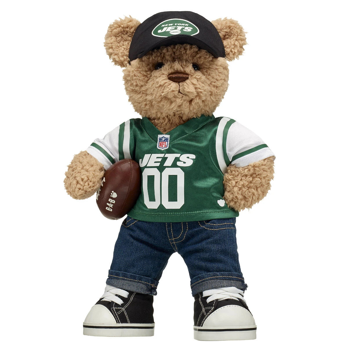 New York Jets Timeless Teddy Bear Football Gift Set - US 1812
