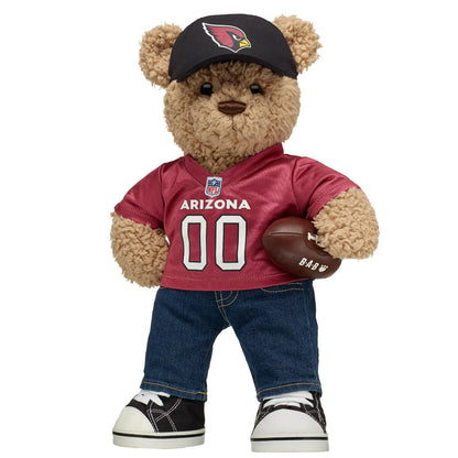 Arizona Cardinals Timeless Teddy Bear Football Gift Set - US 2195