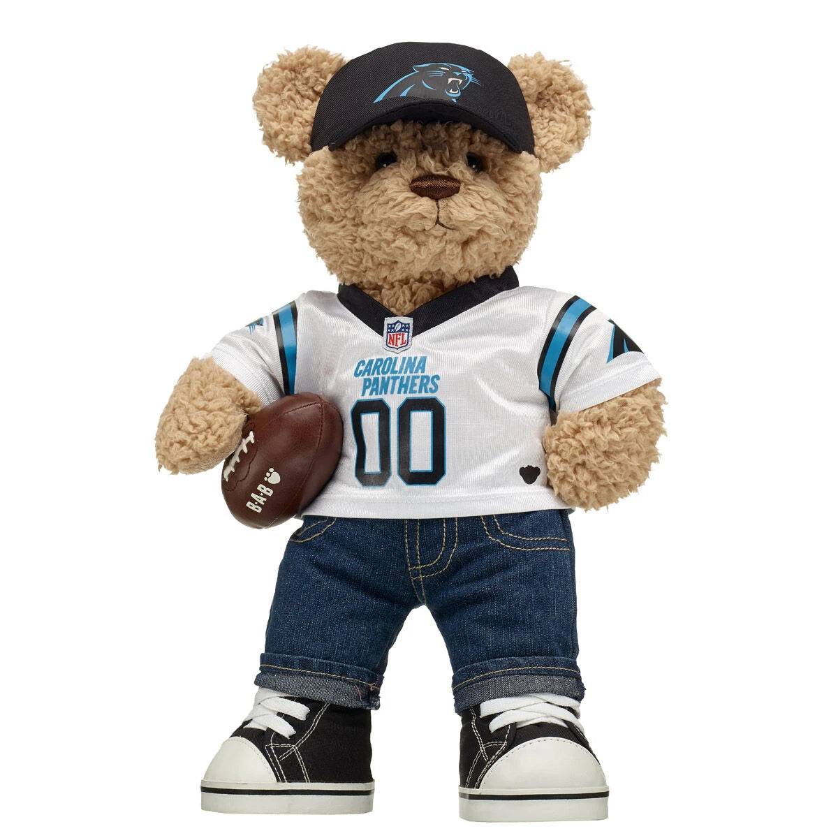 Carolina Panthers Timeless Teddy Bear Football Gift Set - US 3211