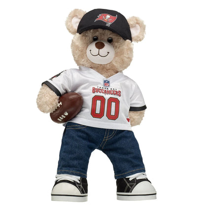 Tampa Bay Buccaneers Happy Hugs Teddy Bear Football Gift Set - US 9503