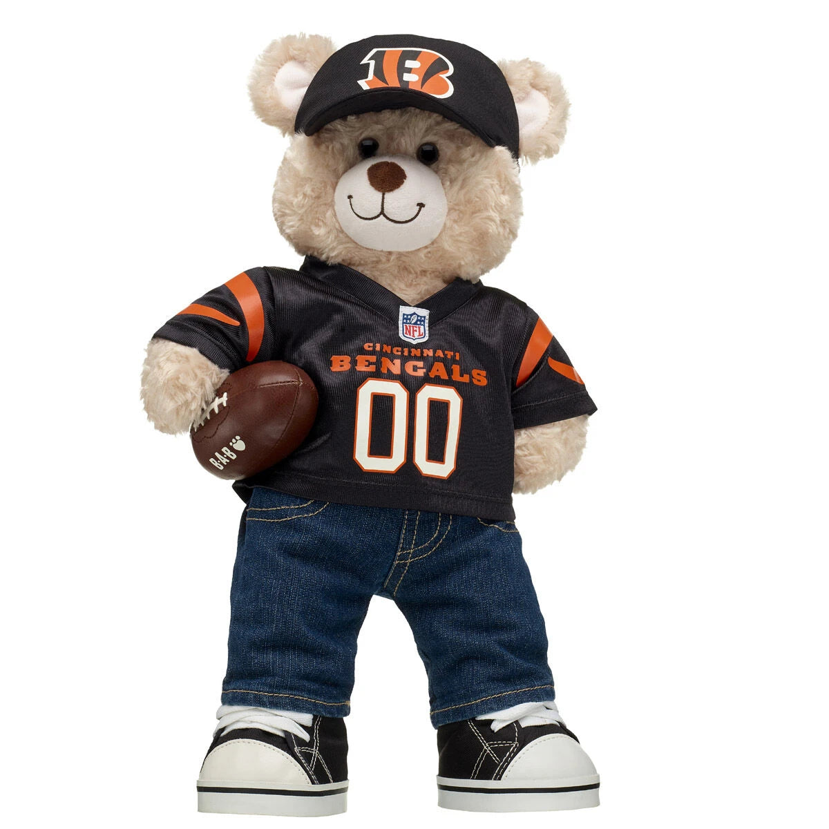 Cincinnati Bengals Happy Hugs Teddy Bear Football Gift Set - US 3062