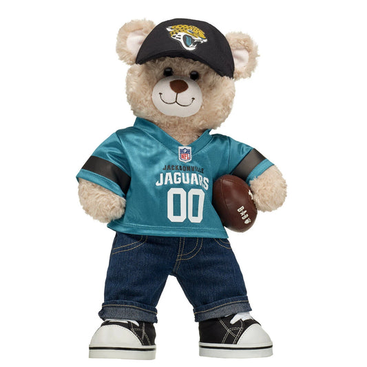 Jacksonville Jaguars Happy Hugs Football Teddy Bear Gift Set - US 6813