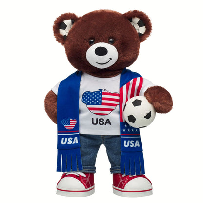 Let's Goal Bear USA Gift Set | Build-A-Bear - US 2415