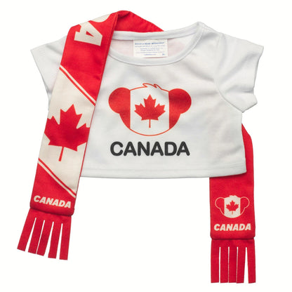 Let's Goal Bear Canada Gift Set | Build-A-Bear - US 7786