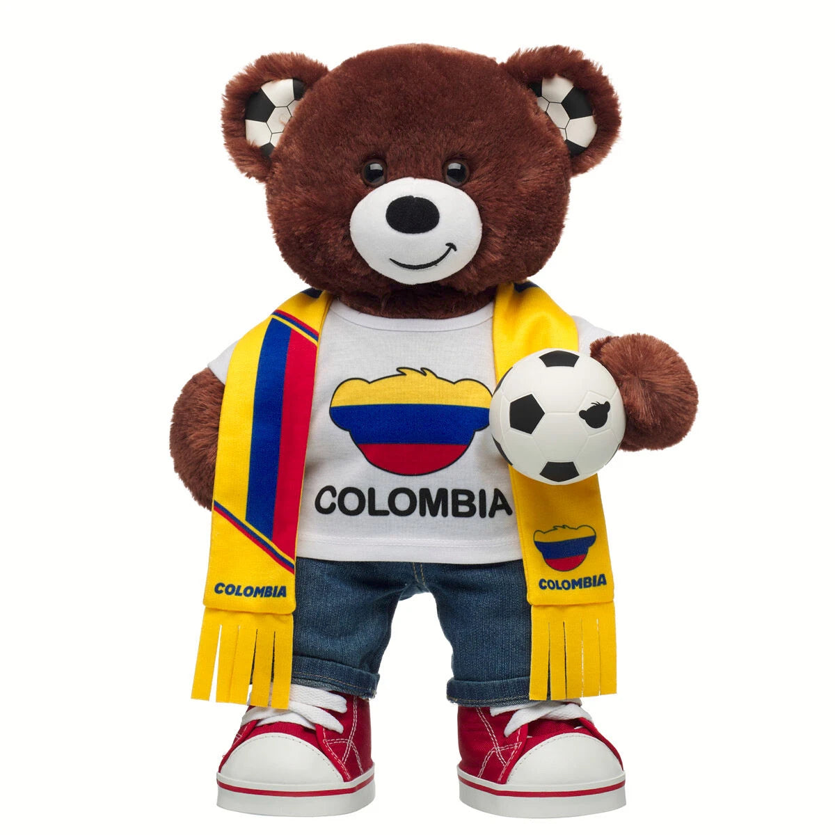 Let's Goal Bear Colombia Gift Set | Build-A-Bear - US 5308