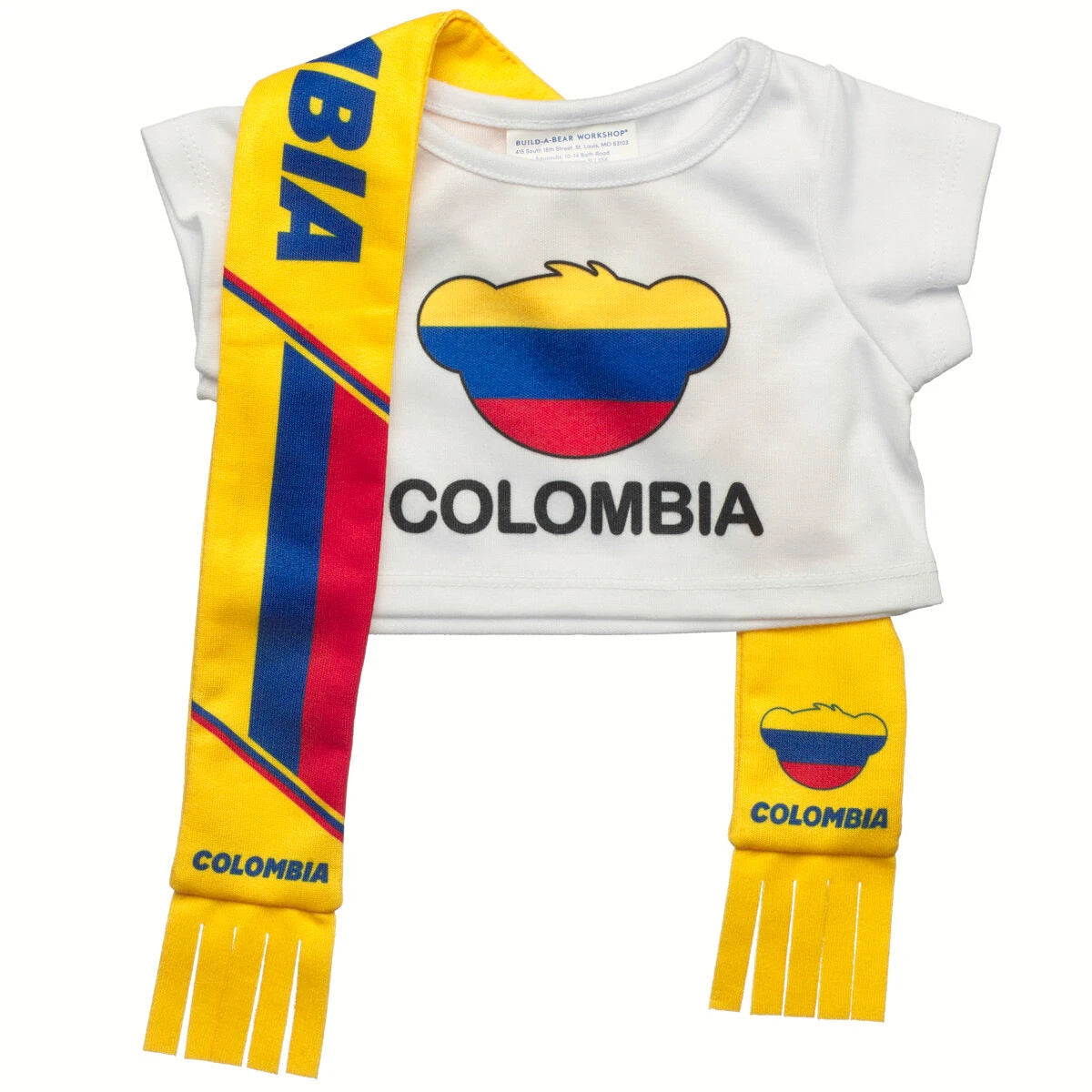 Let's Goal Bear Colombia Gift Set | Build-A-Bear - US 5308