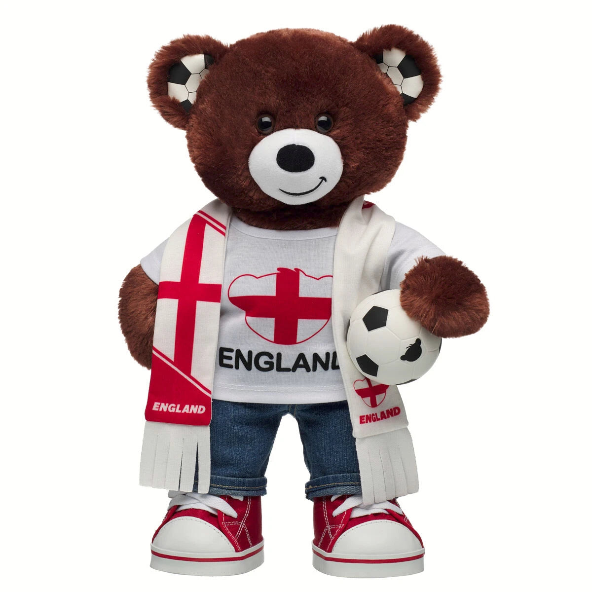 Let's Goal Bear England Gift Set | Build-A-Bear - US 2531